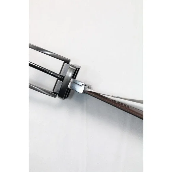 Robert Graham BAROLO REVERSIBLE BELT Tan/Brown Leather Men's Size: 34 $98 - Picture 5 of 6